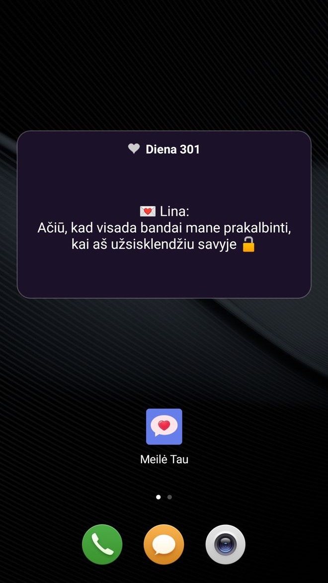 Valdiklis, 301 diena: „Ačiū, kad visada bandai mane prakalbinti, kai aš užsisklendžiu savyje“